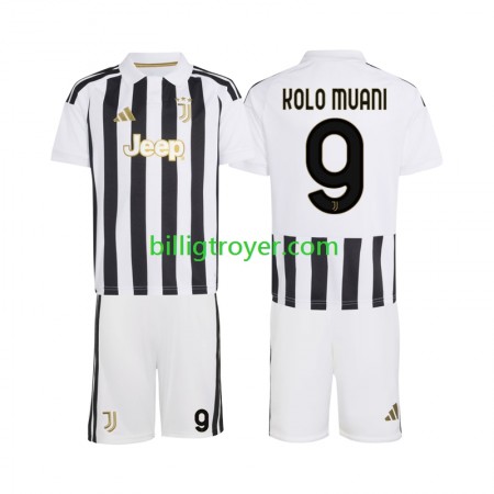 Billige Fotballdrakter Juventus Randal Kolo Muani 9 Barn Hjemmedraktsett 2026/27 Kortermet
